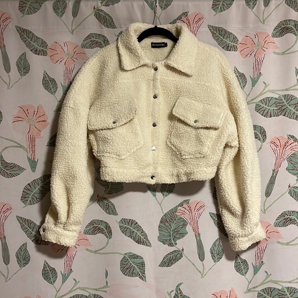 Fuzzy Crop Jacket - Picture 2 of 9